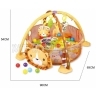 Игровой коврик детский развивающий с погремушками - манеж детский игровой - сухой бассейн / игровой коврик - манеж для малышей ЛЕВ 668-32